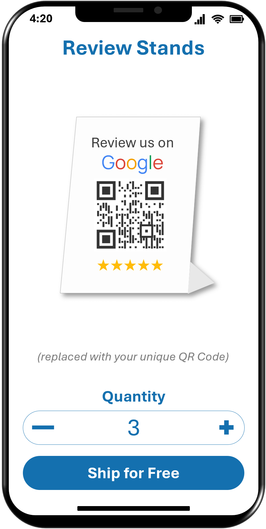 Feature preview: Review Stands